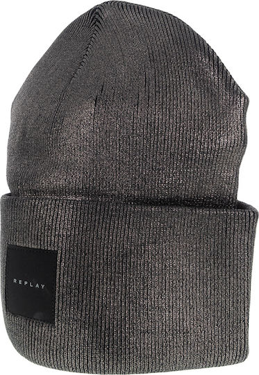 Beanie Beanie Knitted in Gray color