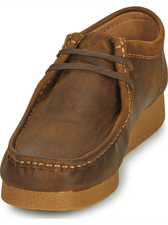 Wallabee Мъжки мокасини в Кафяв цвят