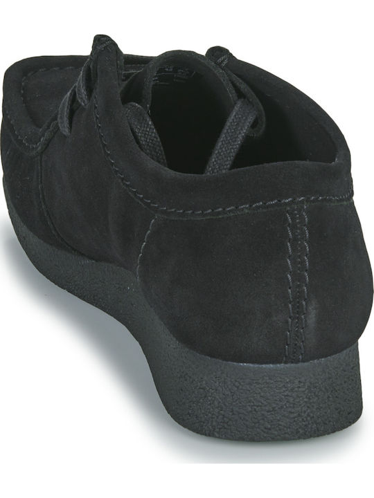 Wallabee Ανδρικά Μοκασίνια σε Μαύρο Χρώμα