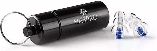 Haspro Universal Ohrstöpsel in Transparent Farbe EPUH1911 2Stück