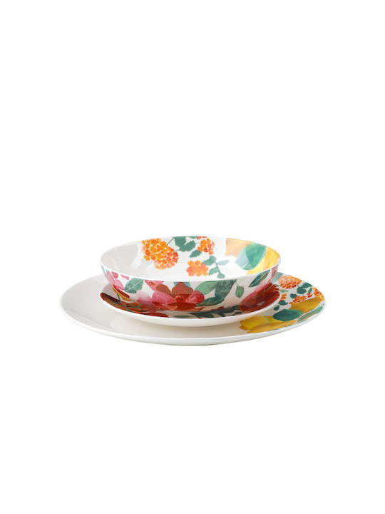 Maxwell & Williams Multicolour Porcelain Dinnerware Set 12pcs