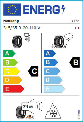 Nankang 315/35R20 110V XL Χειμερινό Λάστιχο Αυτοκινήτου