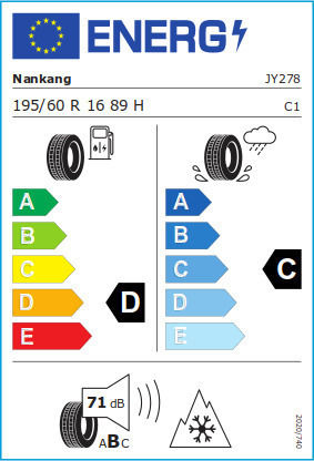 Nankang 195/60R16 89H Χειμερινό Λάστιχο Αυτοκινήτου