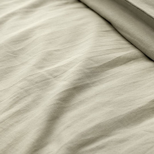 Hauz Set Duvet Cover 270x251cm King Size with 2 Pillowcases Limited Edition Beige