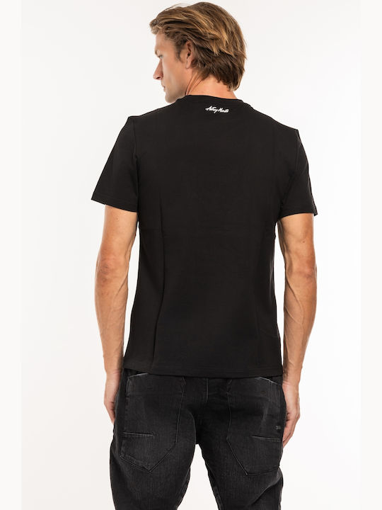 Antony Morato Men's Short Sleeve T-shirt Black