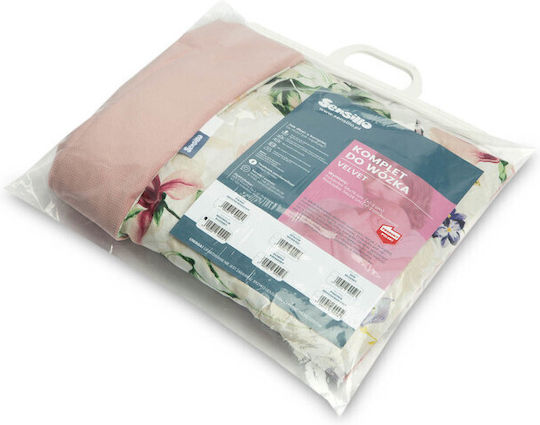 Sensillo Σετ Προίκας Καροτσιού Ροζ