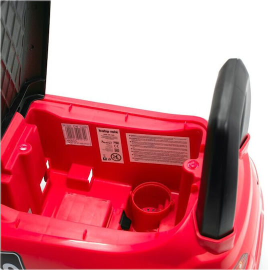 BabyMix Racer Αυτοκινητάκι Ride On για 12+ μηνών με Ήχους Κόκκινο