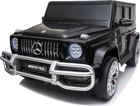 Mercedes Benz G63 AMG Две Места с Дистанционно Управление Лицензиран 24 Волта Черен