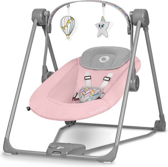 Lionelo Elektrisch Baby Relax Otto Rosa für Kind bis 4.25kg