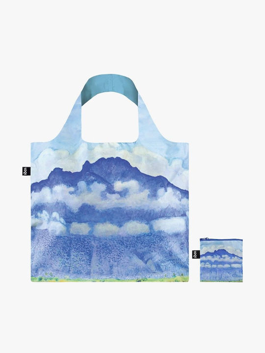 Loqi The Schynige Platte Bernese Oberland Shopping Bag in Blue color