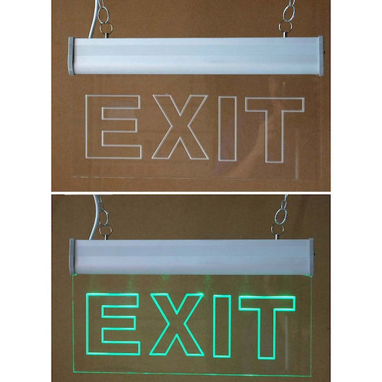 Exit Emergency Light with Battery Powered