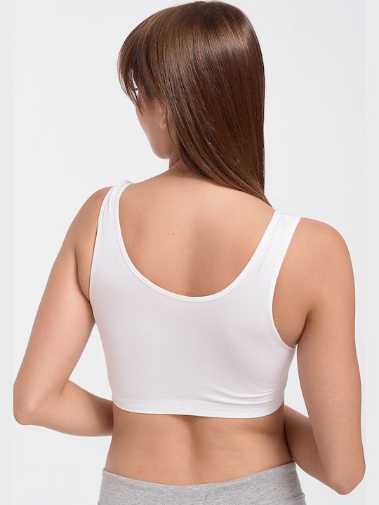 Pretty Bra 3 Women's Sports Bra White