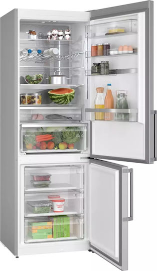 Bosch Ψυγειοκαταψύκτης 440lt Total NoFrost Υ203xΠ70xΒ66.7εκ. Inox KGN49AICT