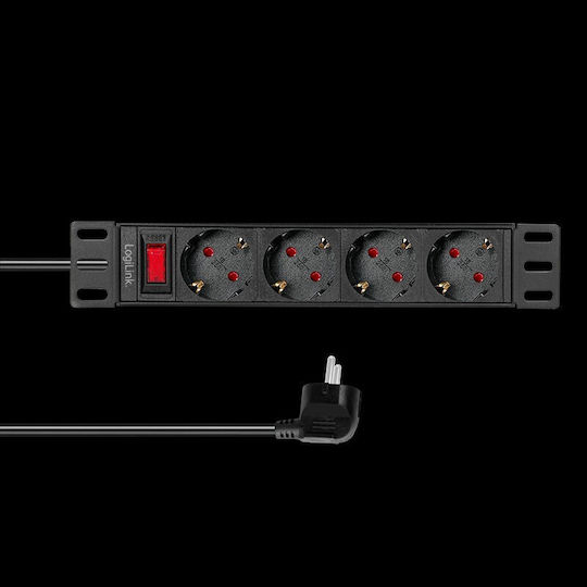 LogiLink Πολύπριζο Rack PDU4B01 1τμχ