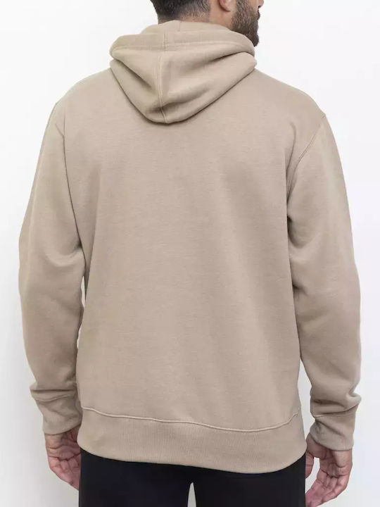 Russell Athletic Φούτερ Silver Mink με Κουκούλα