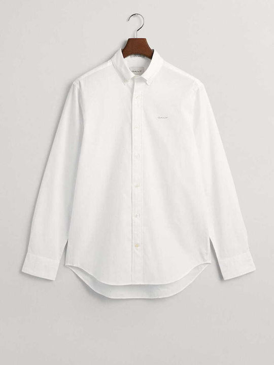 Long-sleeved Cotton Shirt White
