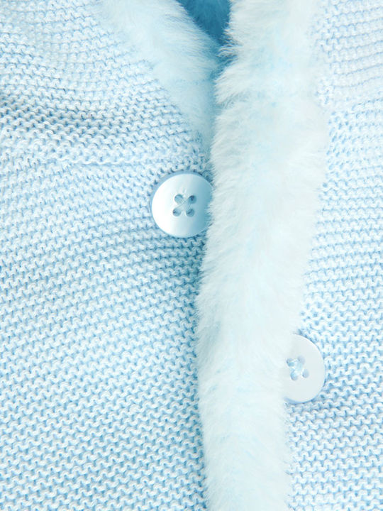 Kids' Casual Jacket Short with Hood Blue
