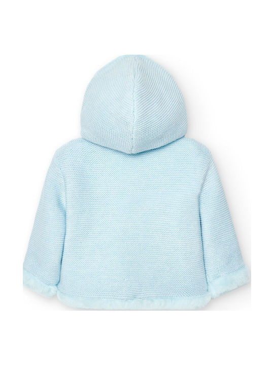 Kids' Casual Jacket Short with Hood Blue