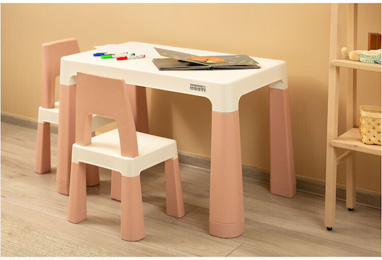 Kinder Tischset mit Stühlen Weiß Toyz