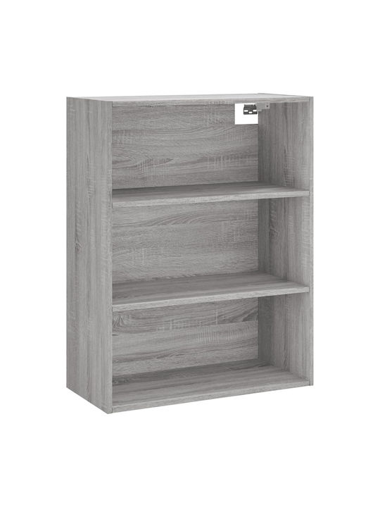 Wohnzimmer Nische aus Spanplatte Grau 69.5x34x180cm