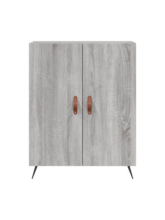 Wohnzimmer Nische aus Spanplatte Grau 69.5x34x180cm