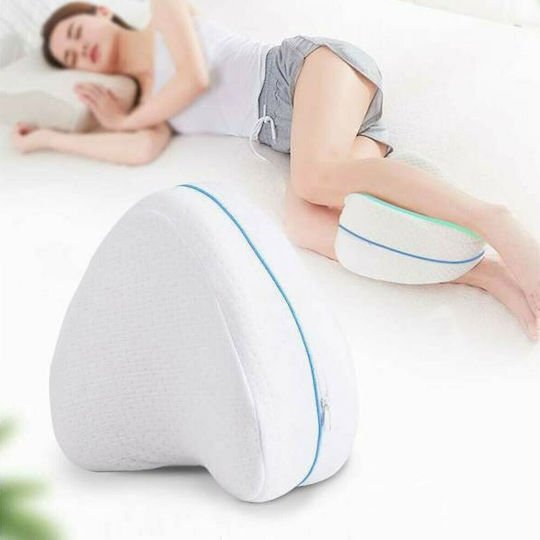 Ортопедична възглавница Крака с Memory Foam 22x21x13см в Бял цвят 103564