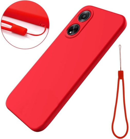 Pure Color Back Cover Σιλικόνης Κόκκινο (Oppo A98)