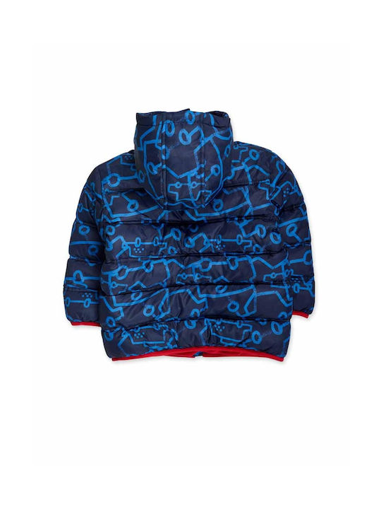 Tuc Tuc Kinderjacke Kurz mit Kapuze Blau