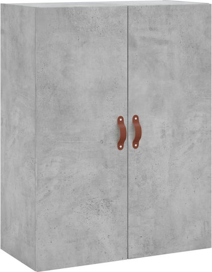 Sideboard Wooden Gray 69.5x34x90cm