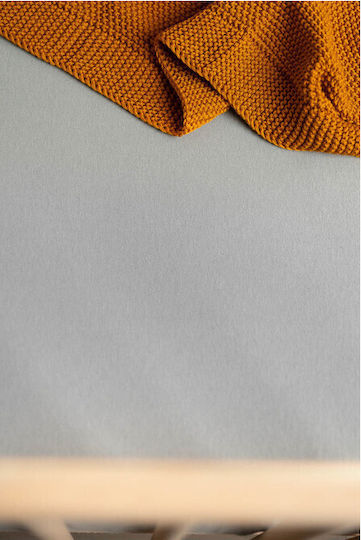 Sensillo Baby Crib Sheet Gray 120x60cm