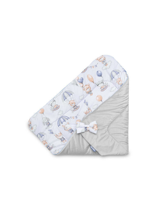 Sensillo Blanket Nursery Swaddling Blankets Cotton Gray 75x75cm