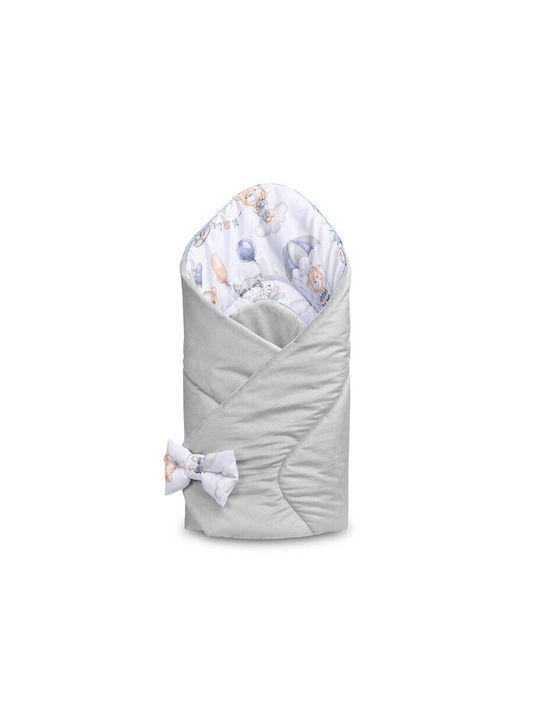 Sensillo Blanket Nursery Swaddling Blankets Cotton Gray 75x75cm