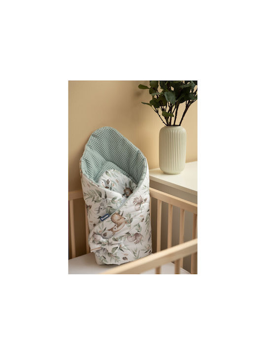 Sensillo Blanket Nursery Swaddling Blankets Cotton Green 75x75cm