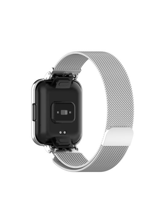 Λουράκι Ανοξείδωτο Ατσάλι Ασημί (Redmi Watch 2 Lite)