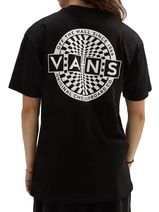 Vans Checkerboard T-shirt Μαύρο