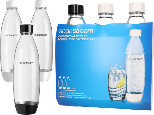 Sodastream Bottiglia Grătare comerciale Sticlă con tappo a vite Alb Sodastream Bottiglia Grătare comerciale Sticlă con tappo a vite Alb