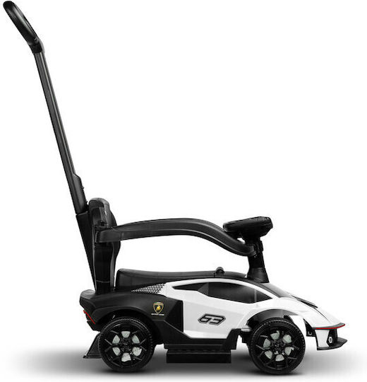 Toyz Lamborghini Essenza Car Ride On with Parental Handle for 12+ Months White
