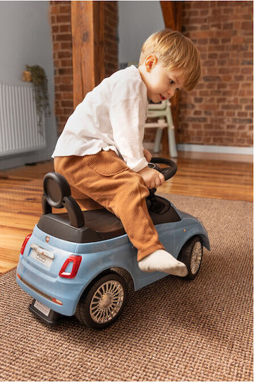 Toyz Fiat 500 Αυτοκινητάκι Ride On για 12+ μηνών Ροζ