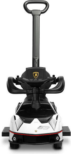 Toyz Lamborghini Essenza Car Ride On with Parental Handle for 12+ Months White