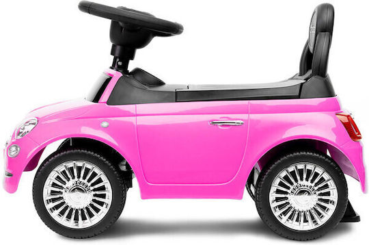 Toyz Fiat 500 Αυτοκινητάκι Ride On για 12+ μηνών Ροζ