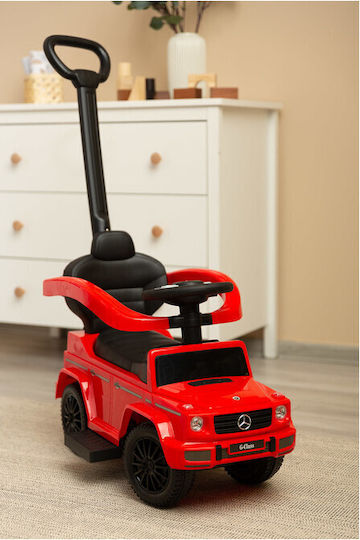 Toyz Mercedes G350 Mașină Ride On Cu Mâner Pentru Părinți Pentru 12+ Luni Roșie