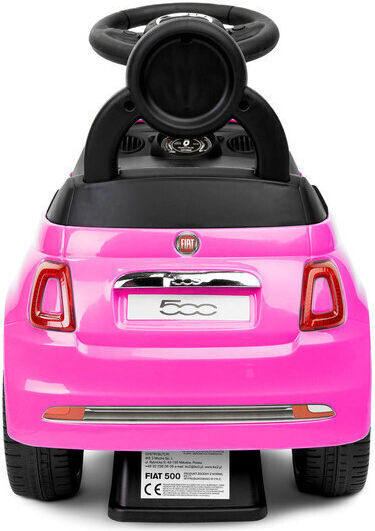 Toyz Fiat 500 Αυτοκινητάκι Ride On για 12+ μηνών Ροζ
