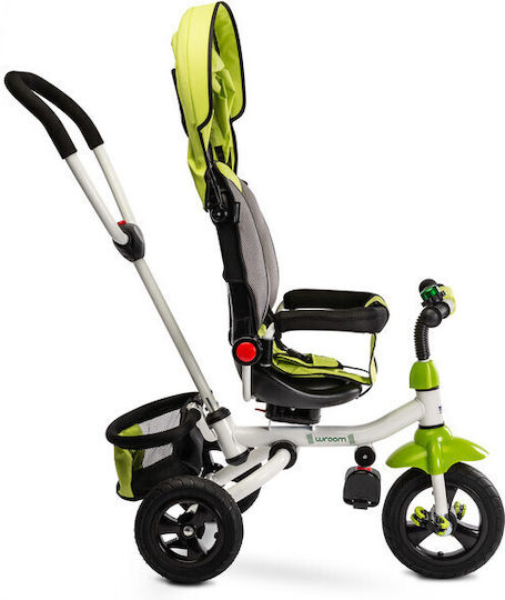 Toyz Wroom Сгъваемо с Ръкохватка за Родител за 3-5 Години Зелен