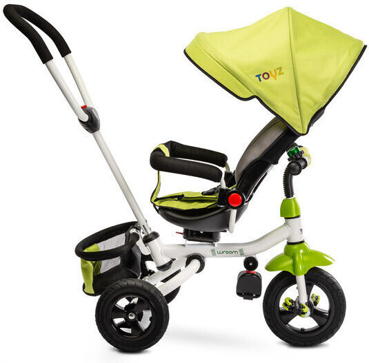 Toyz Wroom Сгъваемо с Ръкохватка за Родител за 3-5 Години Зелен