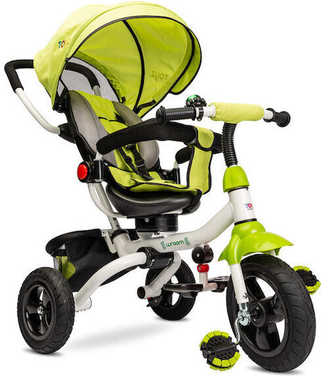 Toyz Wroom Сгъваемо с Ръкохватка за Родител за 3-5 Години Зелен