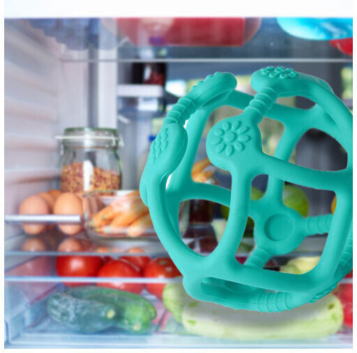 Babyono Ortho Teething Ring from Silicone for 0 Months+