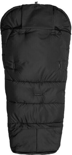 Sensillo Combi Universal Waterproof Stroller Footmuff with Fleece Lining Black