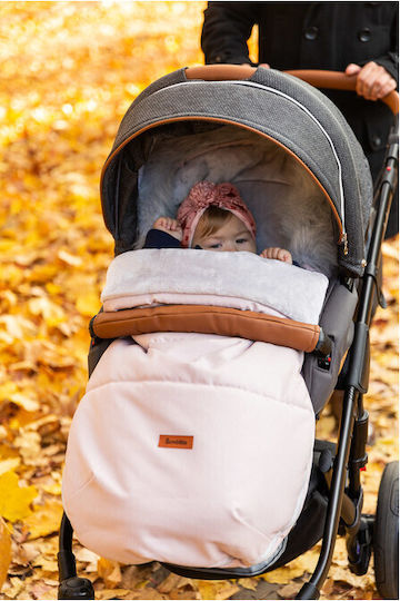 Sensillo Indiana Universal Waterproof Stroller Footmuff with Fleece Lining 100x50cm Blue