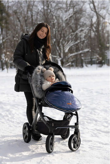 Sensillo Aspen Universal Waterproof Stroller Footmuff with Fleece Lining 95x45cm Green