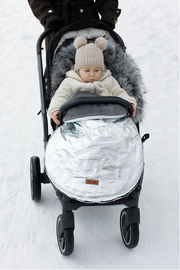 Sensillo Aspen Universal Waterproof Stroller Footmuff with Fleece Lining 95x45cm Green
